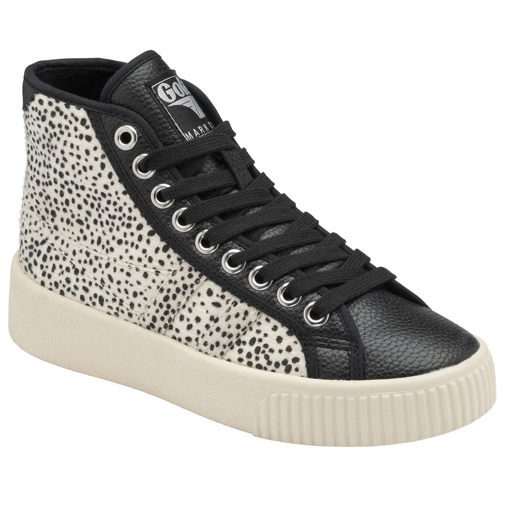 Gola Vegan Classics Baseline High Safari Pure Shoes Czarne Polska | 6847NJQHV