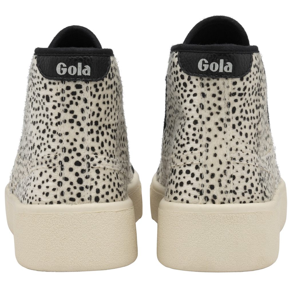 Gola Vegan Classics Baseline High Safari Pure Shoes Czarne Polska | 6847NJQHV