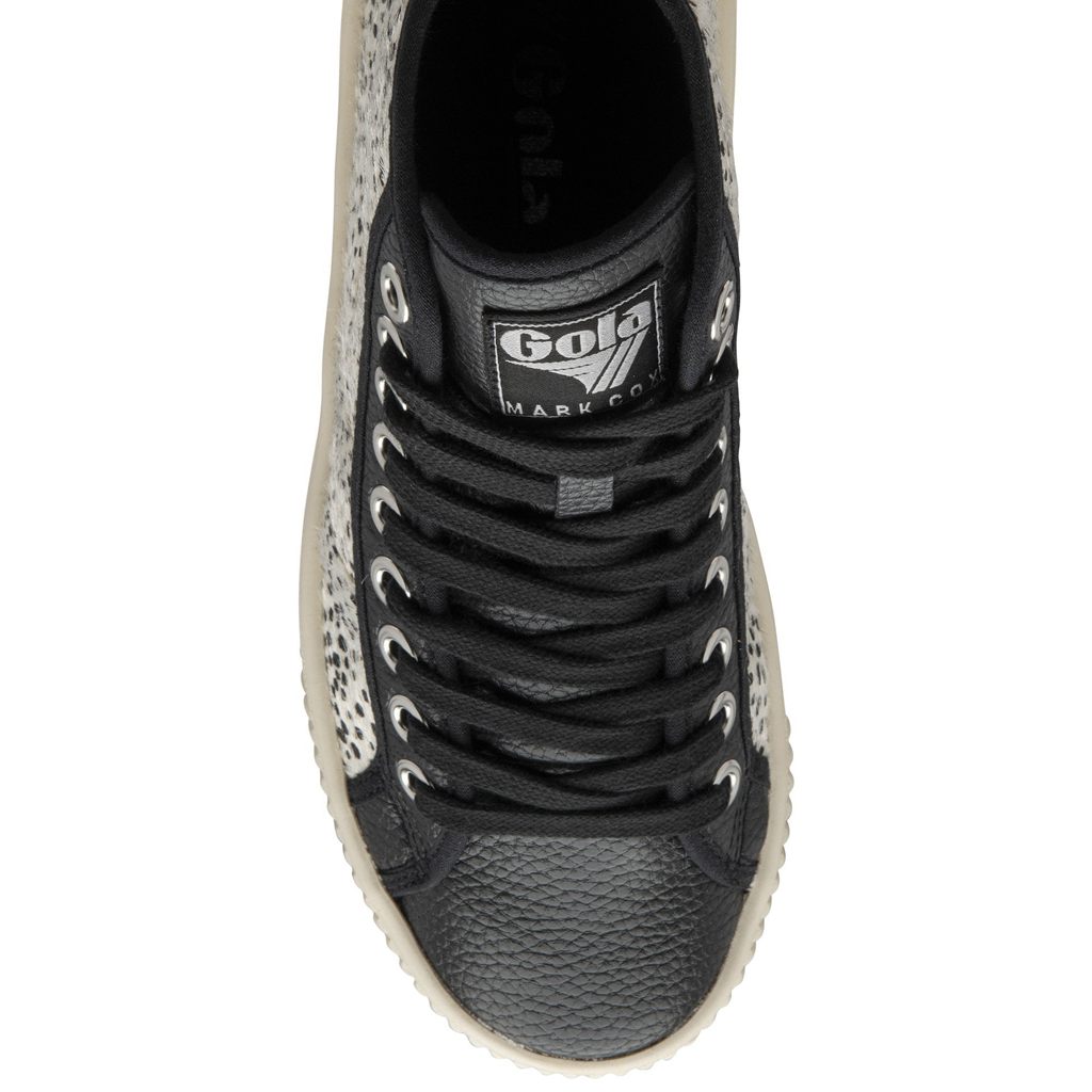 Gola Vegan Classics Baseline High Safari Pure Shoes Czarne Polska | 6847NJQHV