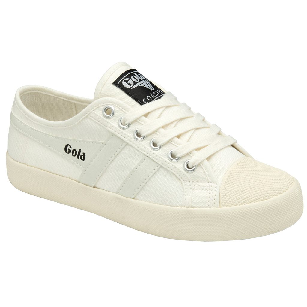 Gola Vegan Classics Coaster Shoes Białe Białe Polska | 8697QOGTS