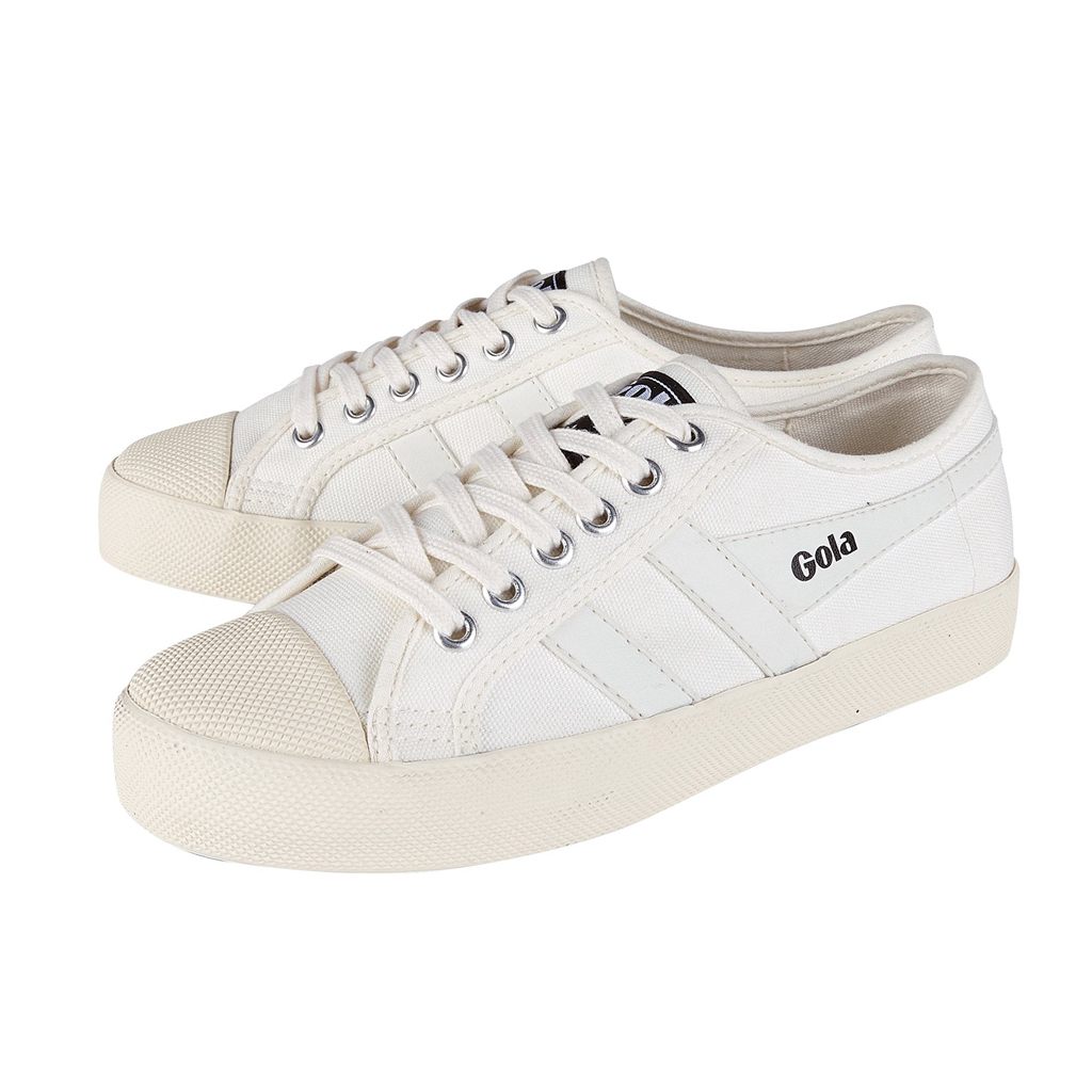 Gola Vegan Classics Coaster Shoes Białe Białe Polska | 8697QOGTS