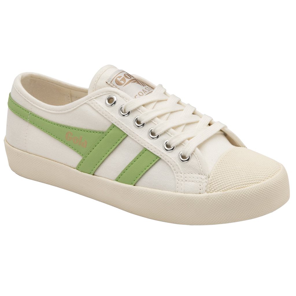 Gola Vegan Classics Coaster Shoes Białe Zielone Polska | 8961TIYSB