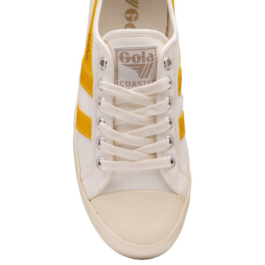 Gola Vegan Classics Coaster Shoes Białe Polska | 5392TZULY