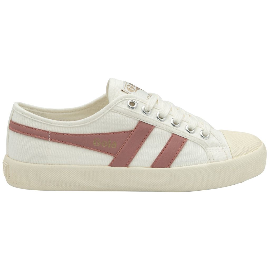 Gola Vegan Classics Coaster Shoes Białe Koralowe Różowe Polska | 1629VCDRW