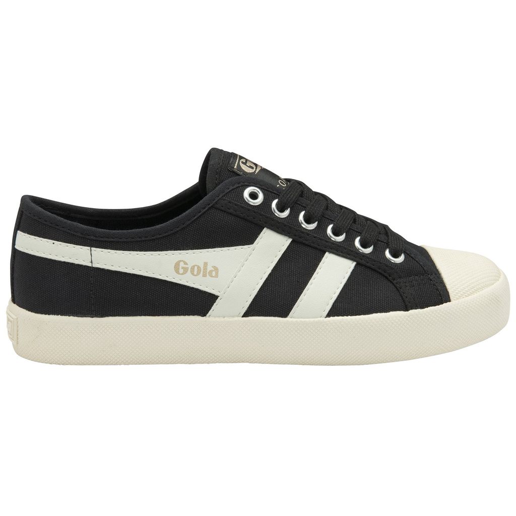 Gola Vegan Classics Coaster Shoes Czarne Białe Złote Polska | 5468CDIPU