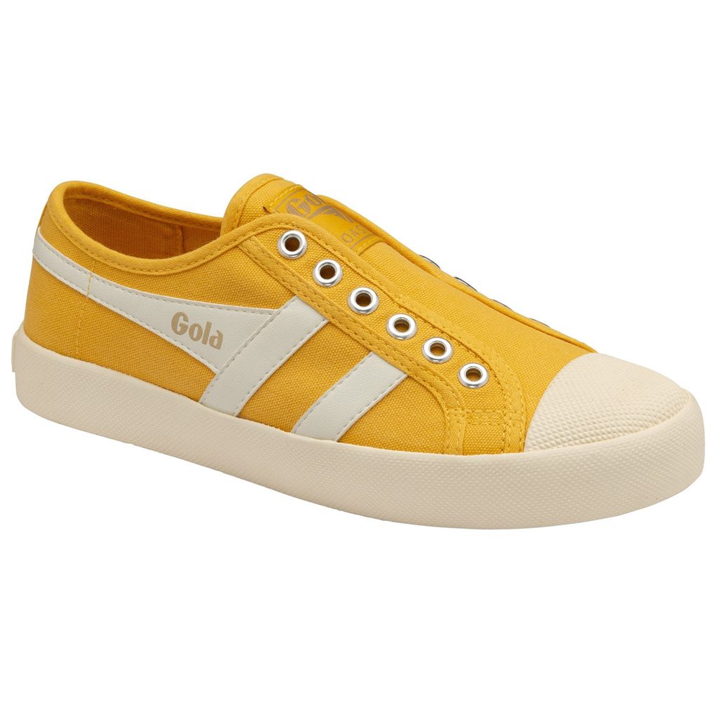 Gola Vegan Classics Coaster Slip Shoes Białe Polska | 4150OCBQA
