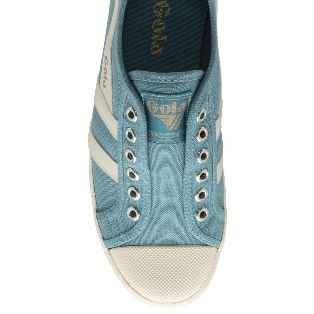 Gola Vegan Classics Coaster Slip Shoes Białe Polska | 1972VCUOZ