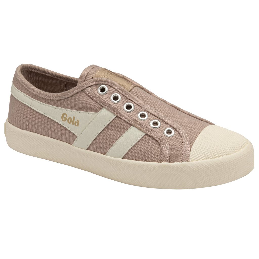 Gola Vegan Classics Coaster Slip Shoes Białe Polska | 9125TYJMR
