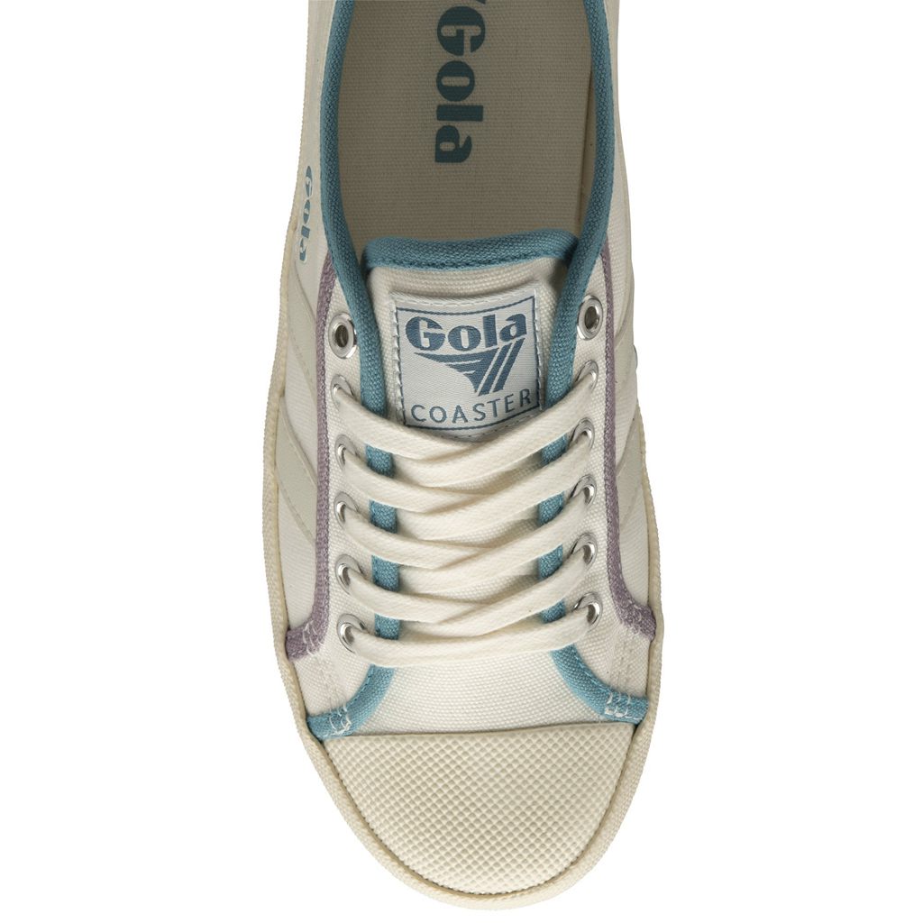 Gola Vegan Classics Coaster Smash Shoes Białe Polska | 3169LCWGR