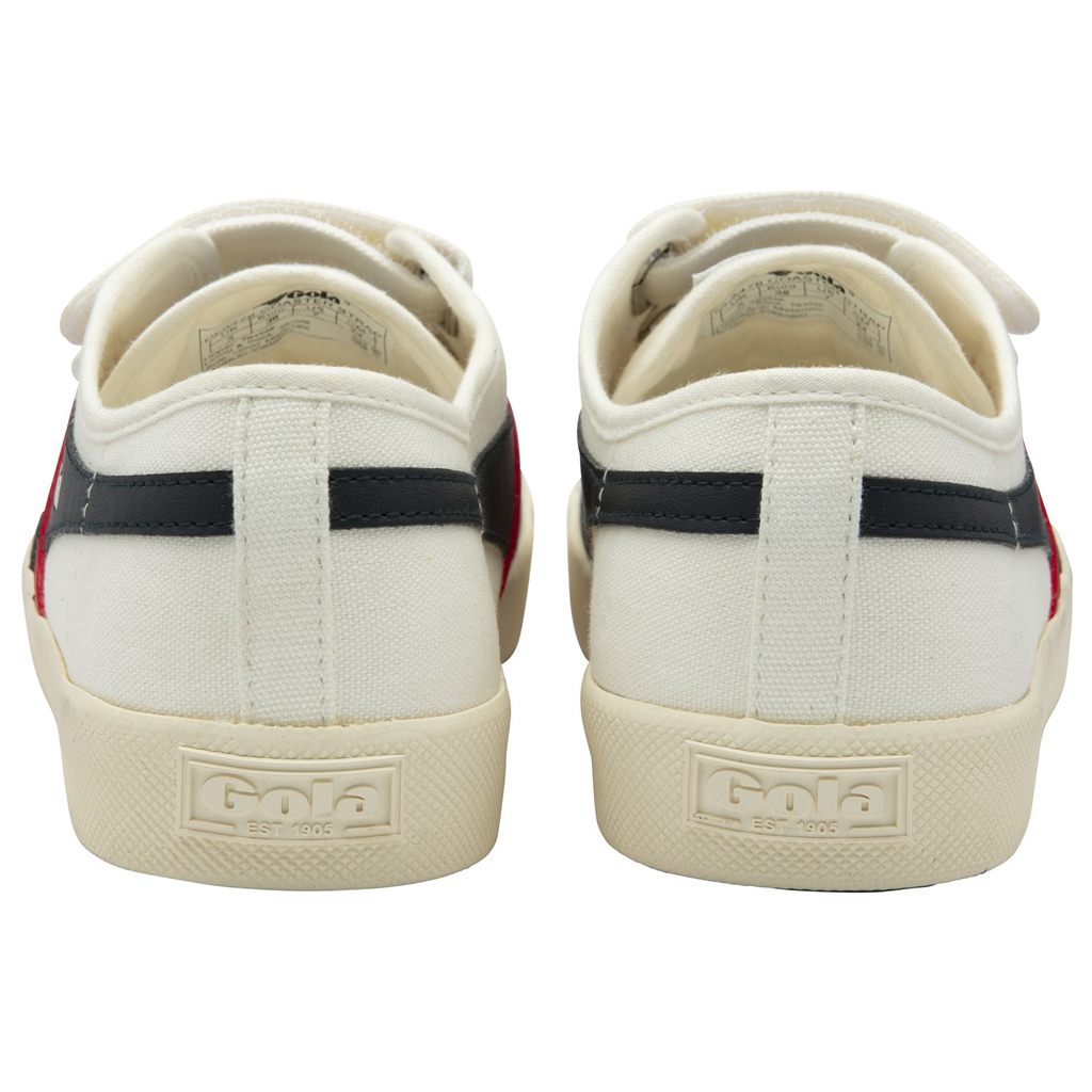 Gola Vegan Classics Coaster Strap Sneakers Białe Granatowe Czerwone Polska | 6593FQPUR