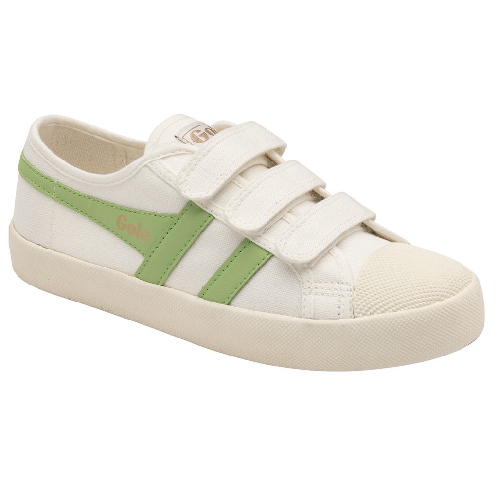 Gola Vegan Classics Coaster Strap Sneakers Białe Zielone Polska | 6702BGDEL