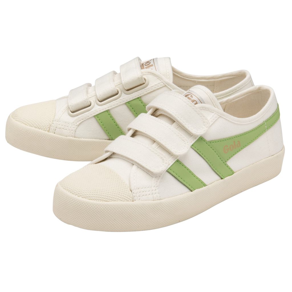 Gola Vegan Classics Coaster Strap Sneakers Białe Zielone Polska | 6702BGDEL