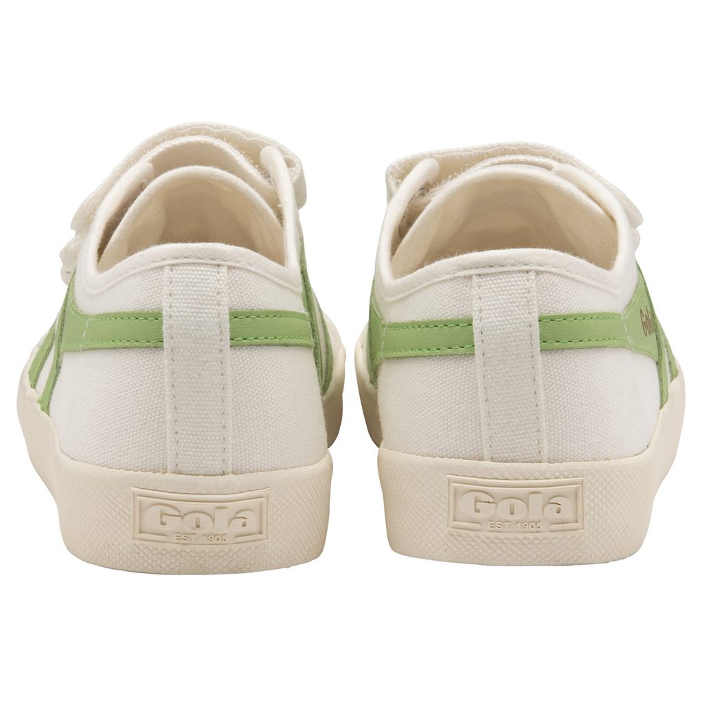 Gola Vegan Classics Coaster Strap Sneakers Białe Zielone Polska | 6702BGDEL