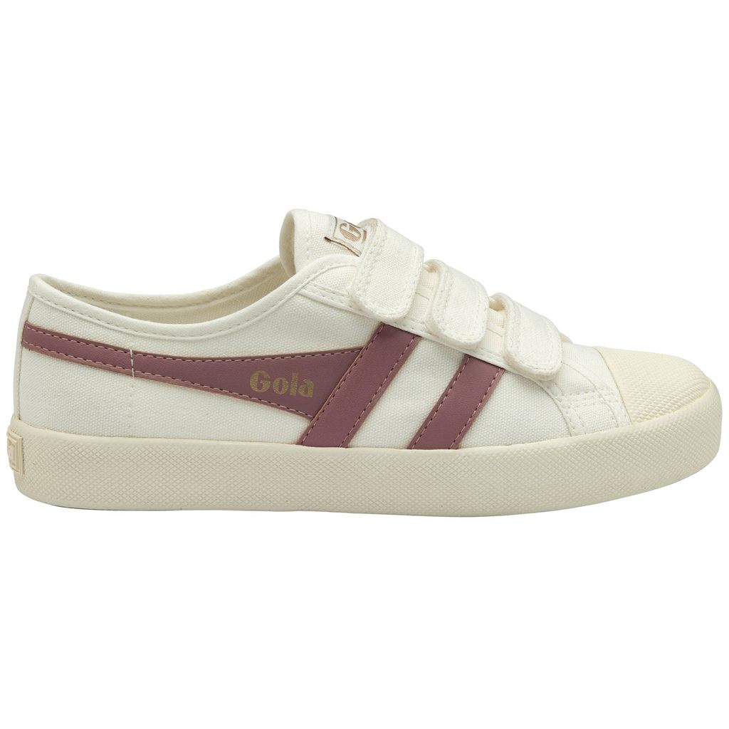 Gola Vegan Classics Coaster Strap Sneakers Białe Różowe Polska | 8106GEPDR