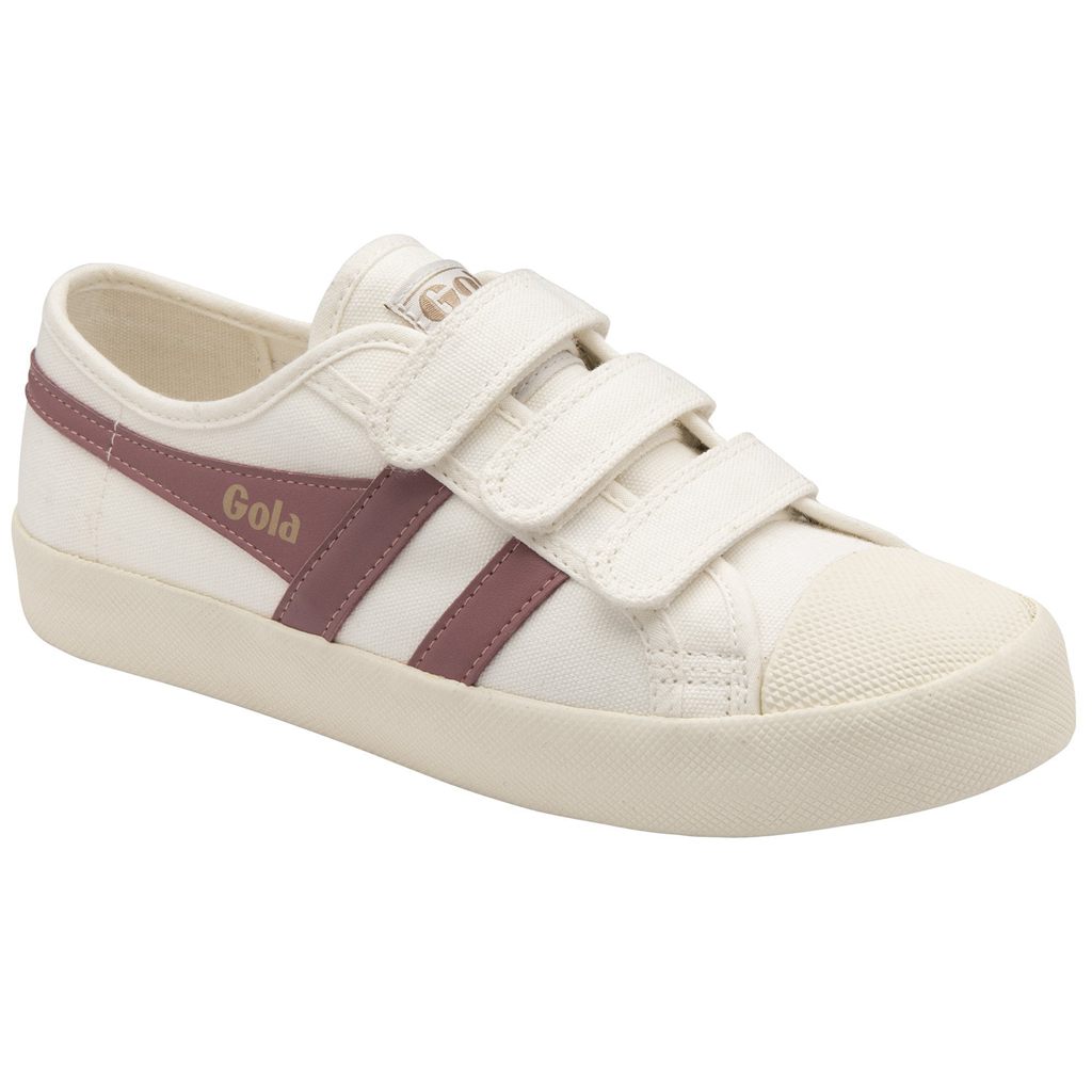 Gola Vegan Classics Coaster Strap Sneakers Białe Różowe Polska | 8106GEPDR