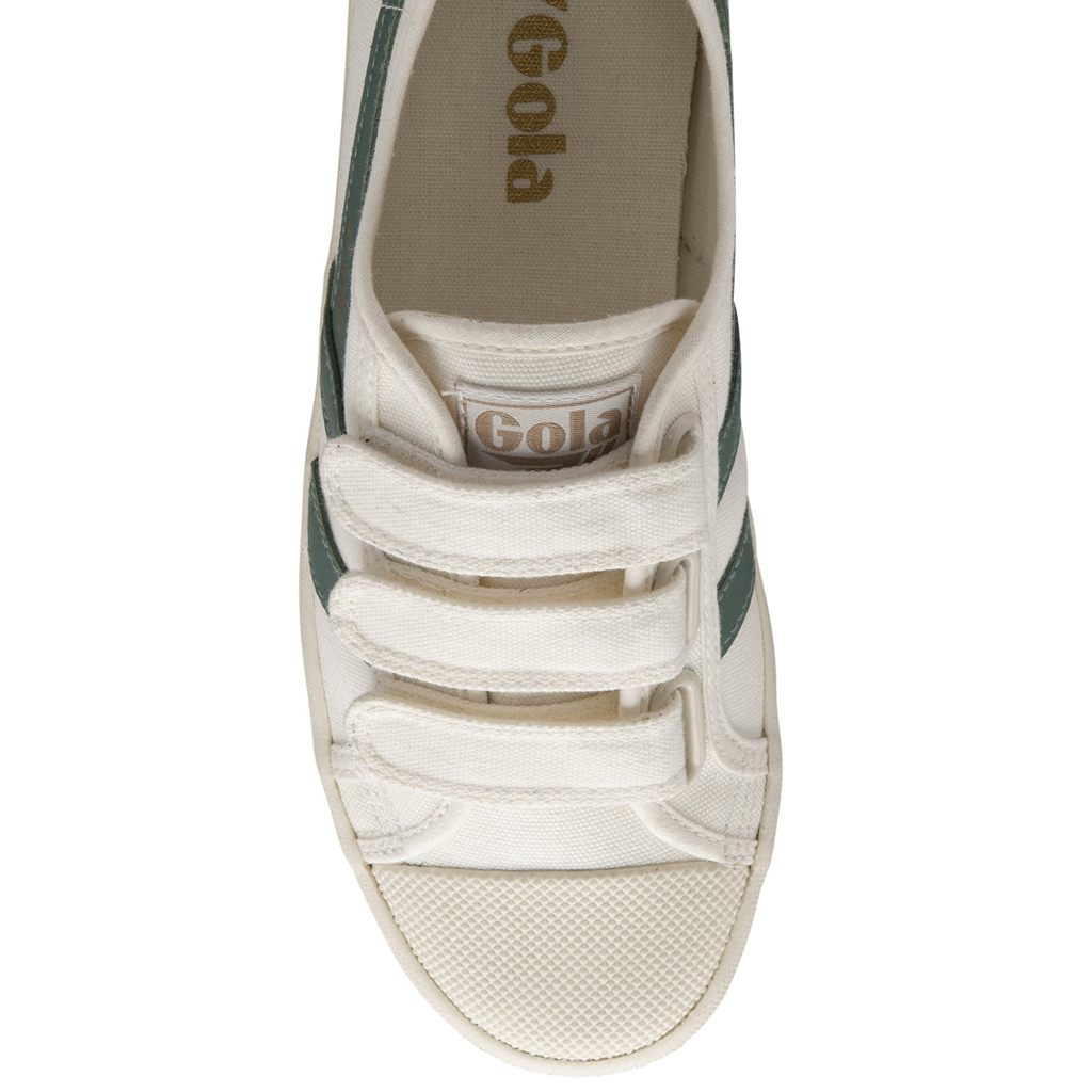 Gola Vegan Classics Coaster Strap Sneakers Białe Zielone Polska | 0964TZAWD