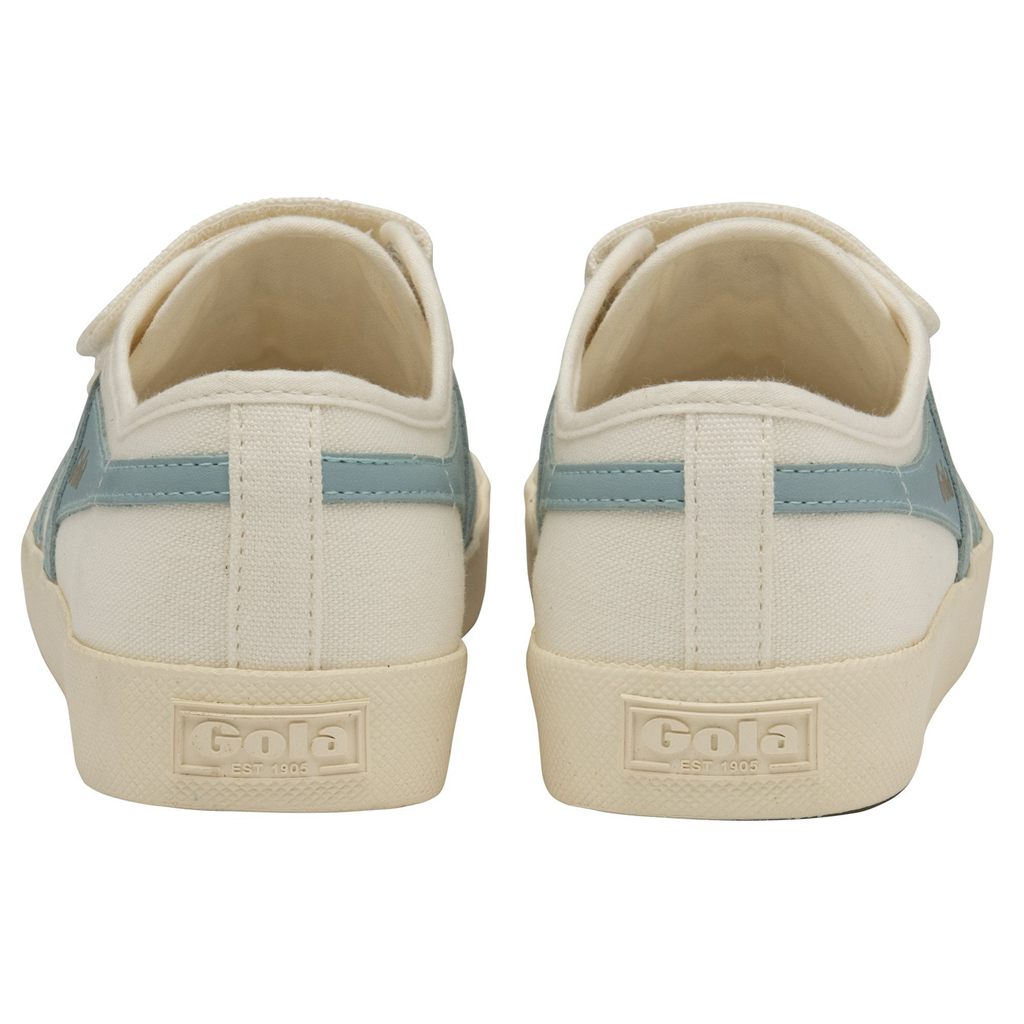 Gola Vegan Classics Coaster Strap Sneakers Białe Niebieskie Polska | 1874VYAFG