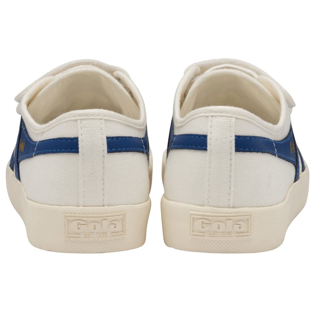 Gola Vegan Classics Coaster Strap Sneakers Białe Niebieskie Polska | 4589YULSC