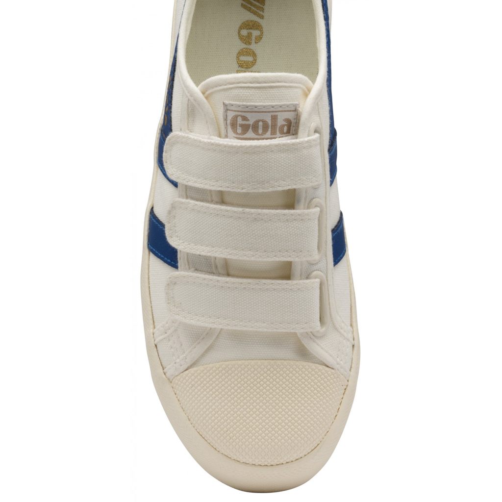 Gola Vegan Classics Coaster Strap Sneakers Białe Niebieskie Polska | 4589YULSC