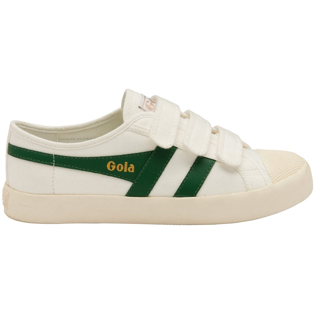 Gola Vegan Classics Coaster Strap Sneakers Białe Ciemny Zielone Polska | 7642SNAHK