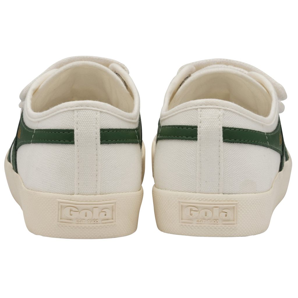 Gola Vegan Classics Coaster Strap Sneakers Białe Ciemny Zielone Polska | 7642SNAHK