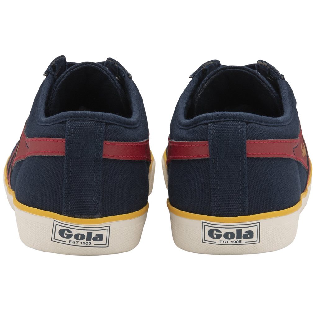 Gola Vegan Classics Comet Plimsoll Sneakers Granatowe Jasny Czerwone Polska | 4061POLYV