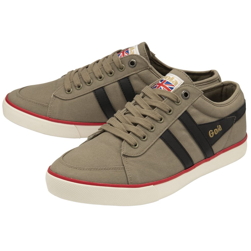Gola Vegan Classics Comet Plimsoll Sneakers Czarne Jasny Czerwone Polska | 7638PLOCN