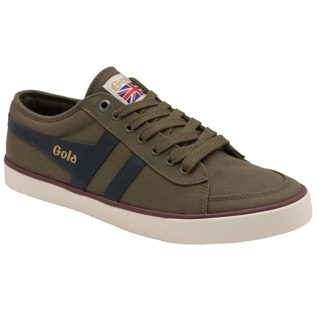 Gola Vegan Classics Comet Plimsoll Sneakers Khaki Granatowe Bordowe Polska | 0248OWVCI