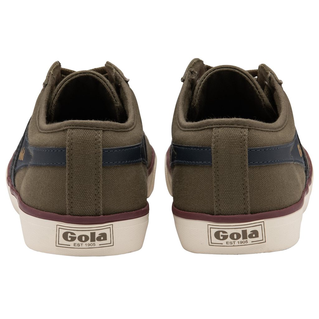 Gola Vegan Classics Comet Plimsoll Sneakers Khaki Granatowe Bordowe Polska | 0248OWVCI