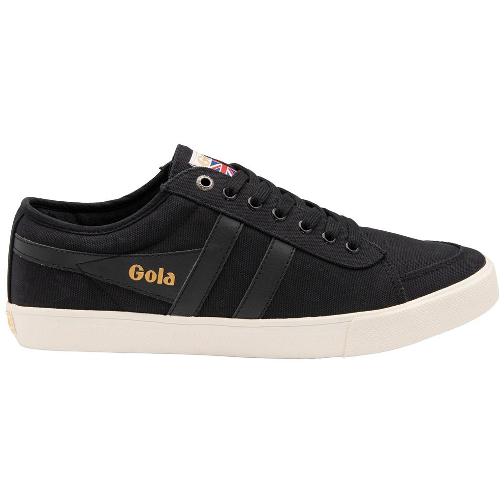 Gola Vegan Classics Comet Plimsoll Sneakers Czarne Czarne Białe Polska | 3965WVLCI