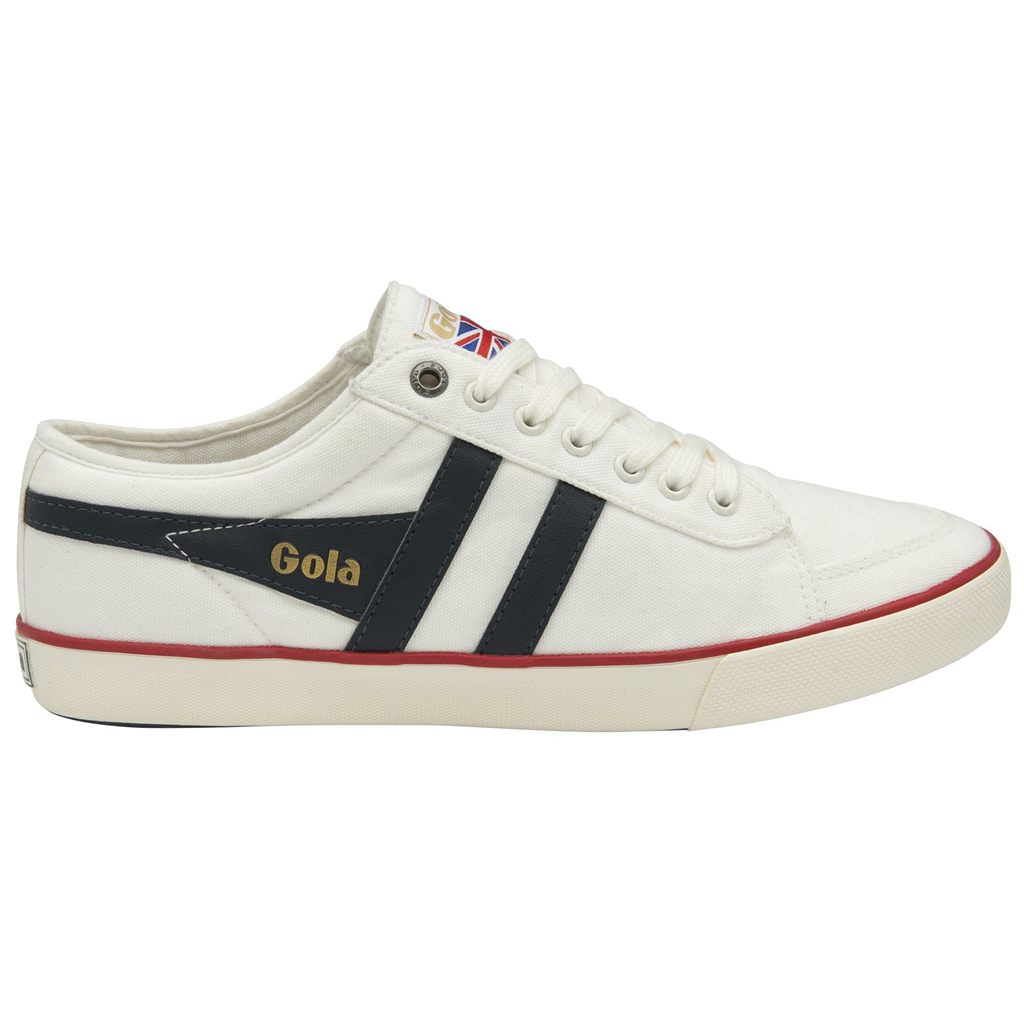 Gola Vegan Classics Comet Plimsoll Sneakers Białe Granatowe Czerwone Polska | 3901BDVLK