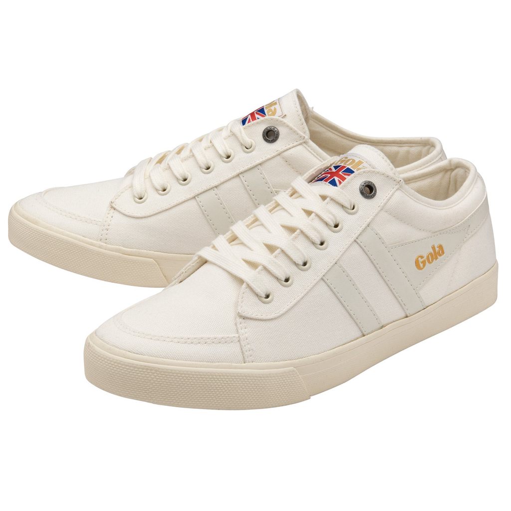 Gola Vegan Classics Comet Plimsoll Sneakers Białe Białe Polska | 6420VWEAM