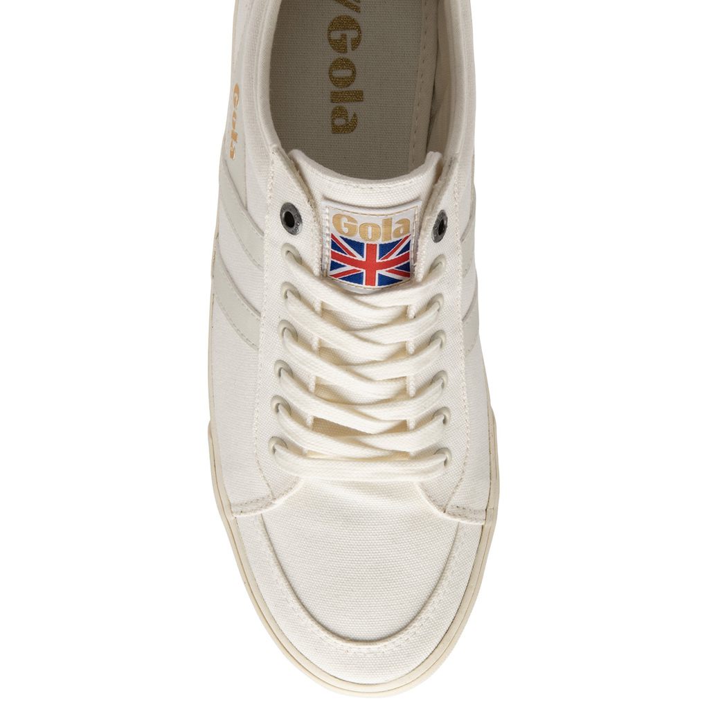 Gola Vegan Classics Comet Plimsoll Sneakers Białe Białe Polska | 6420VWEAM