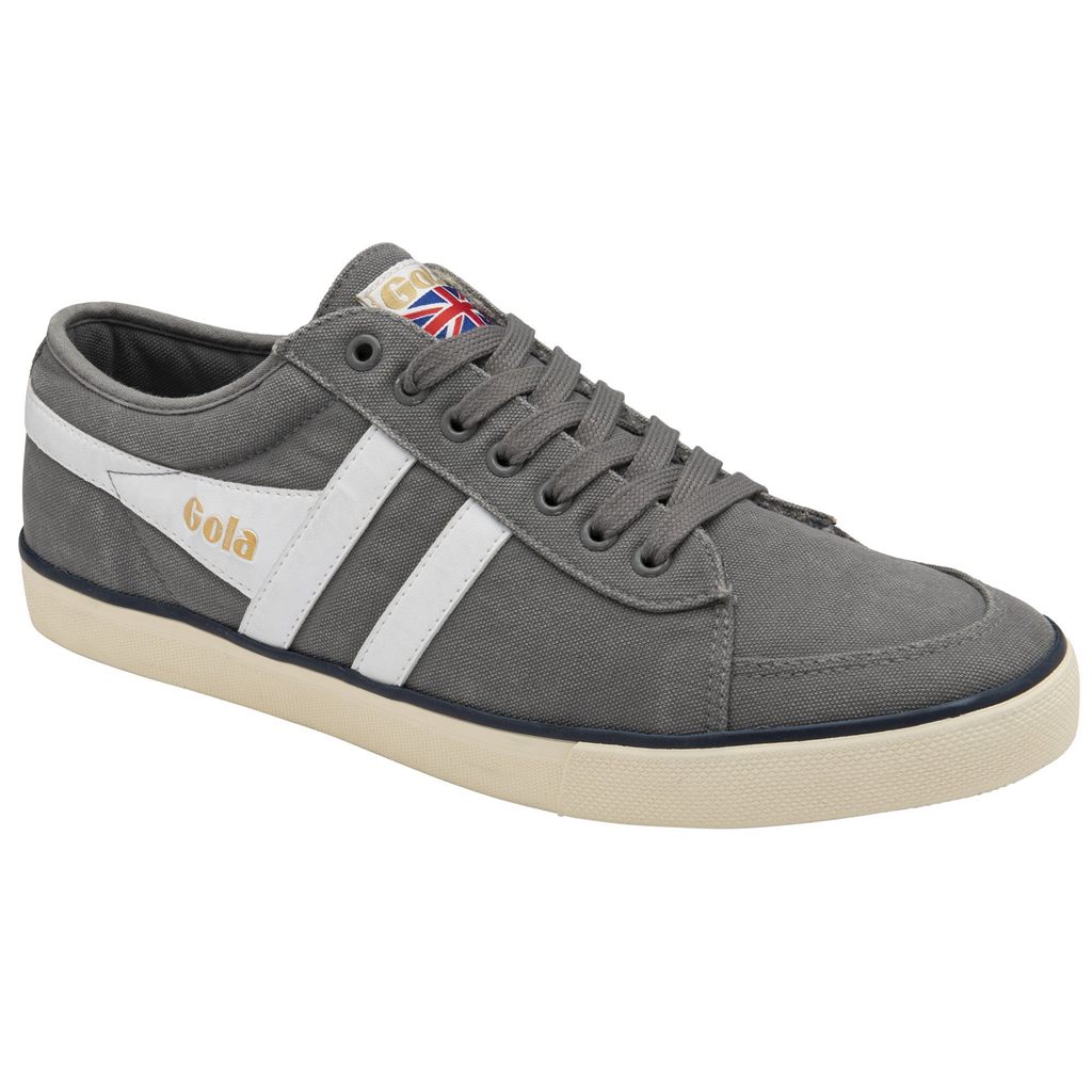 Gola Vegan Classics Comet Plimsoll Sneakers Białe Granatowe Polska | 6972QRBWM