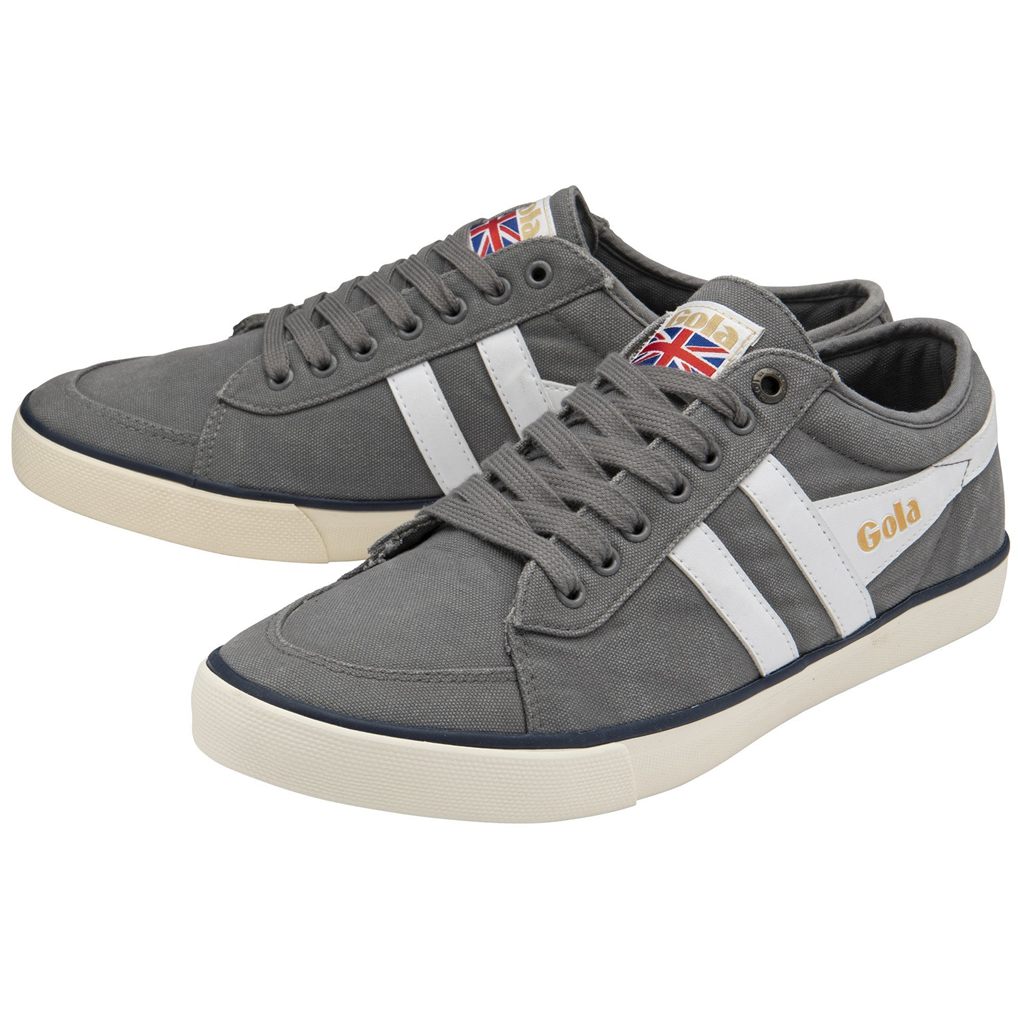 Gola Vegan Classics Comet Plimsoll Sneakers Białe Granatowe Polska | 6972QRBWM