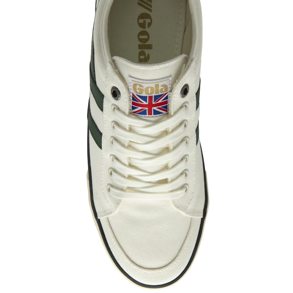 Gola Vegan Classics Comet Plimsoll Sneakers Białe Czarne Polska | 8619NUZMR