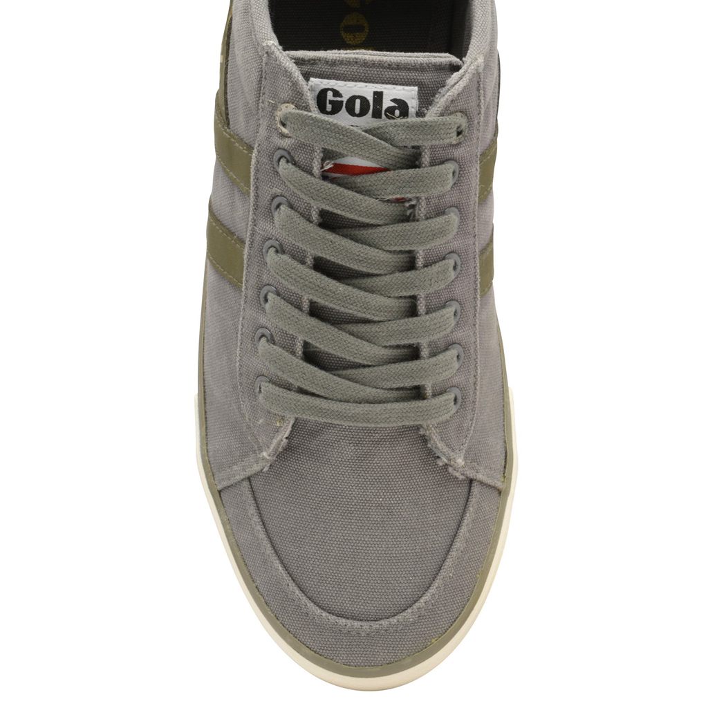 Gola Vegan Classics Comet Plimsoll Sneakers Szare Khaki Polska | 7942ENVDT
