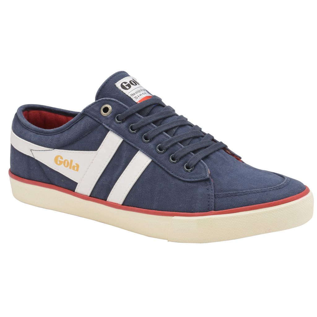 Gola Vegan Classics Comet Plimsoll Sneakers Granatowe Białe Polska | 0453KCZVA