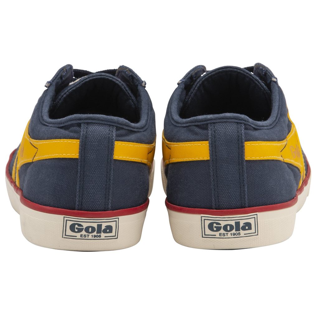 Gola Vegan Classics Comet Plimsoll Sneakers Granatowe Czerwone Polska | 2764JDGHB
