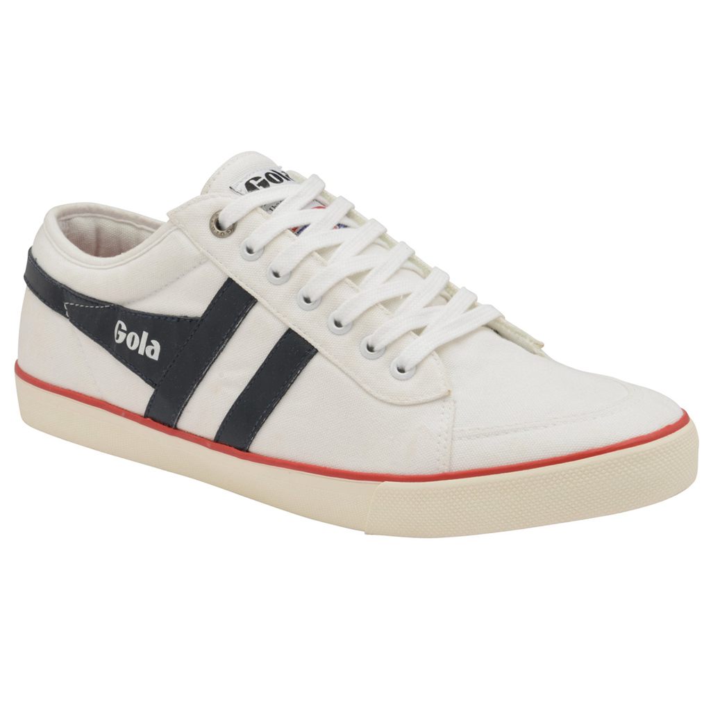 Gola Vegan Classics Comet Plimsoll Sneakers Białe Granatowe Czerwone Polska | 1795RWHOL