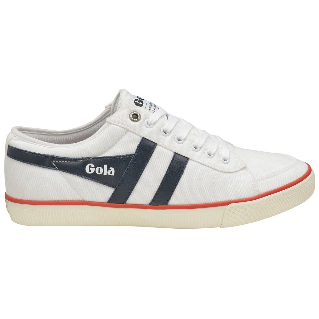 Gola Vegan Classics Comet Plimsoll Sneakers Białe Granatowe Czerwone Polska | 1795RWHOL