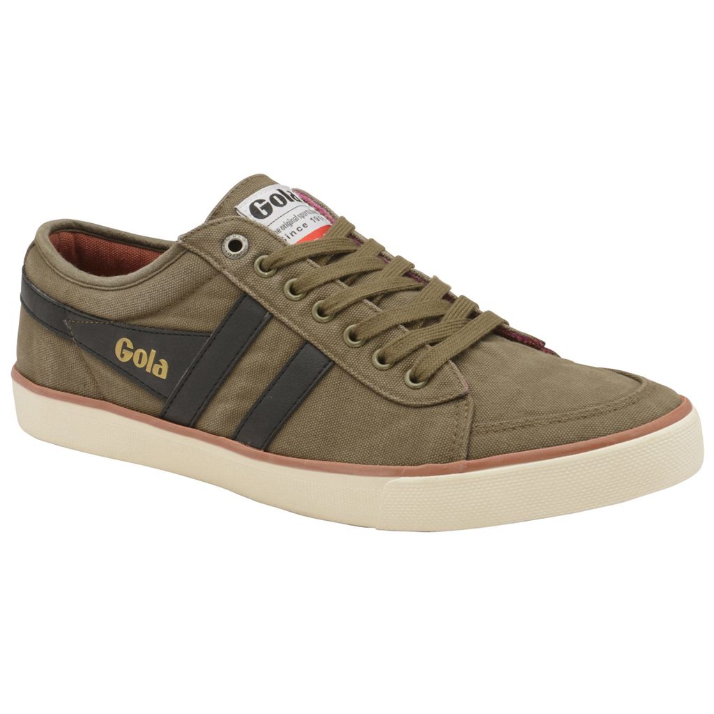 Gola Vegan Classics Comet Plimsoll Trainer Khaki Czarne Polska | 8524IWXVD