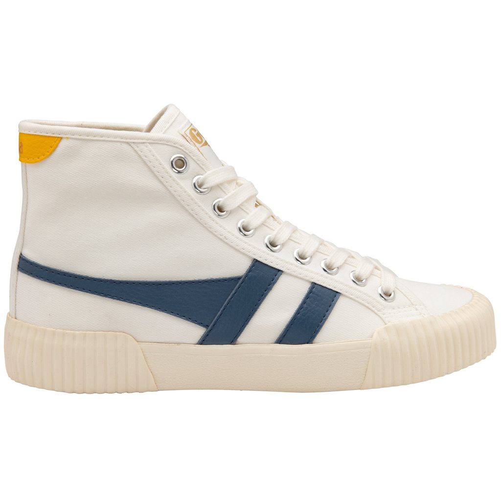 Gola Vegan Classics Rally High Plimsoll Sneakers Białe Polska | 1598FRTXE