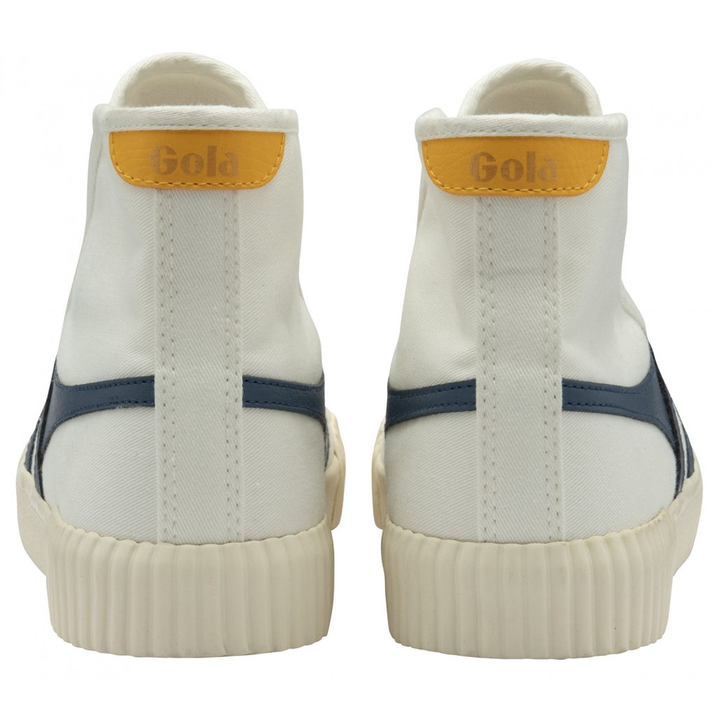 Gola Vegan Classics Rally High Plimsoll Sneakers Białe Polska | 1598FRTXE