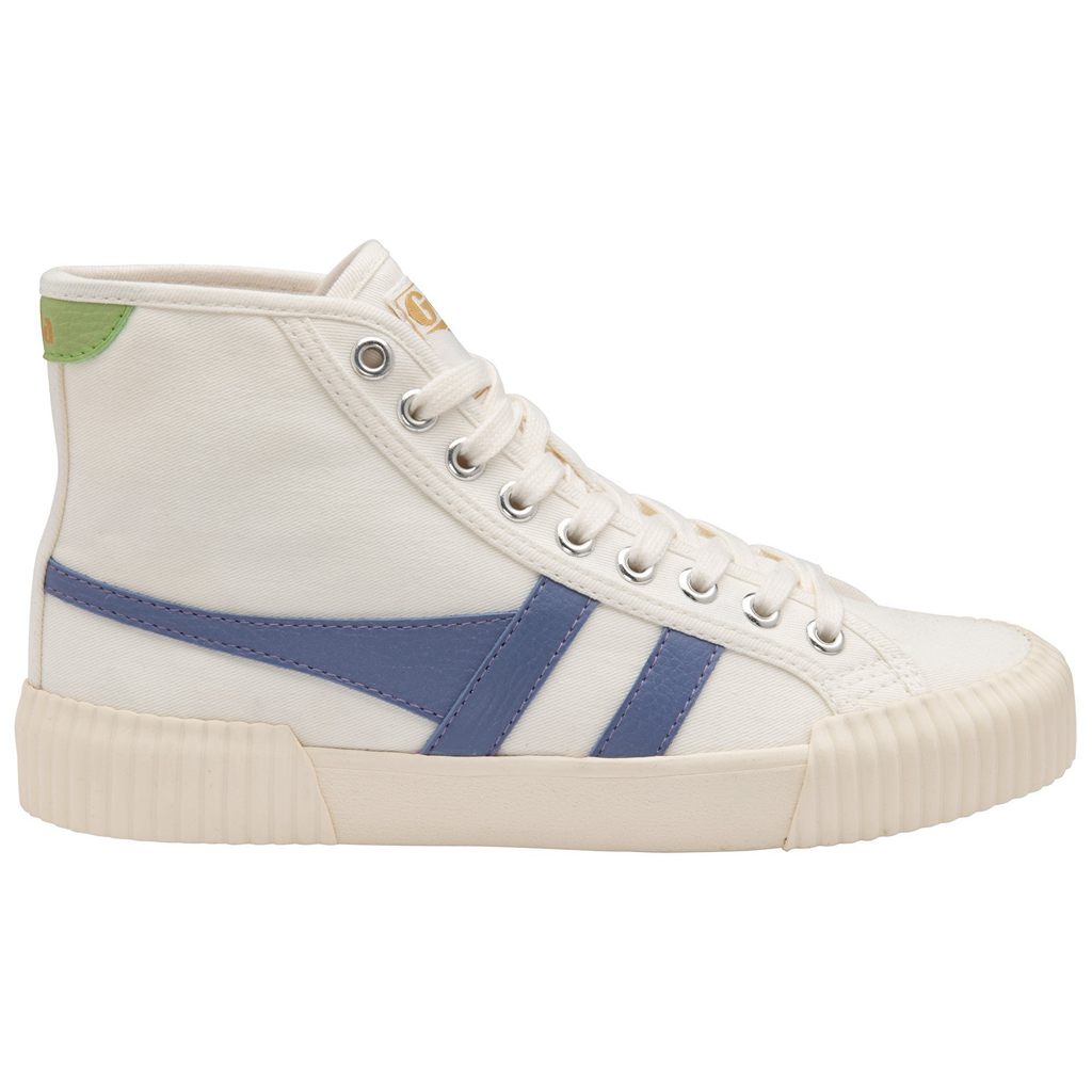 Gola Vegan Classics Rally High Plimsoll Sneakers Białe Lawenda Zielone Polska | 2753FDXNL
