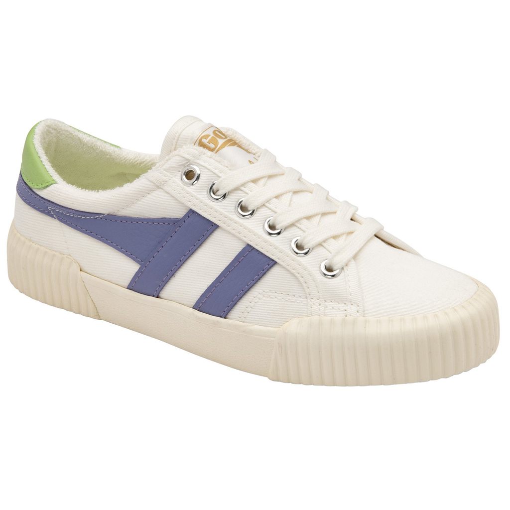 Gola Vegan Classics Rally Plimsoll Sneakers Białe Lawenda Zielone Polska | 3654TLMFH