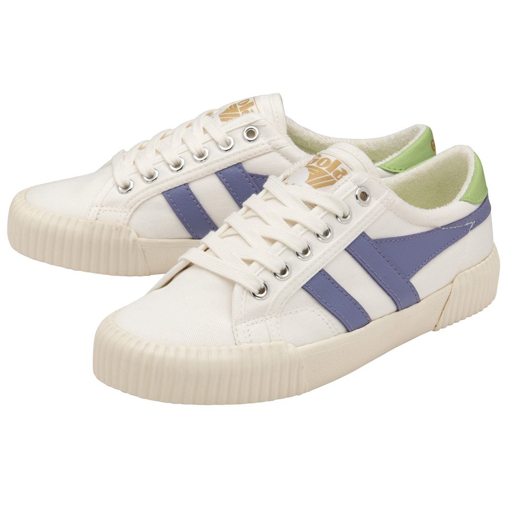 Gola Vegan Classics Rally Plimsoll Sneakers Białe Lawenda Zielone Polska | 3654TLMFH