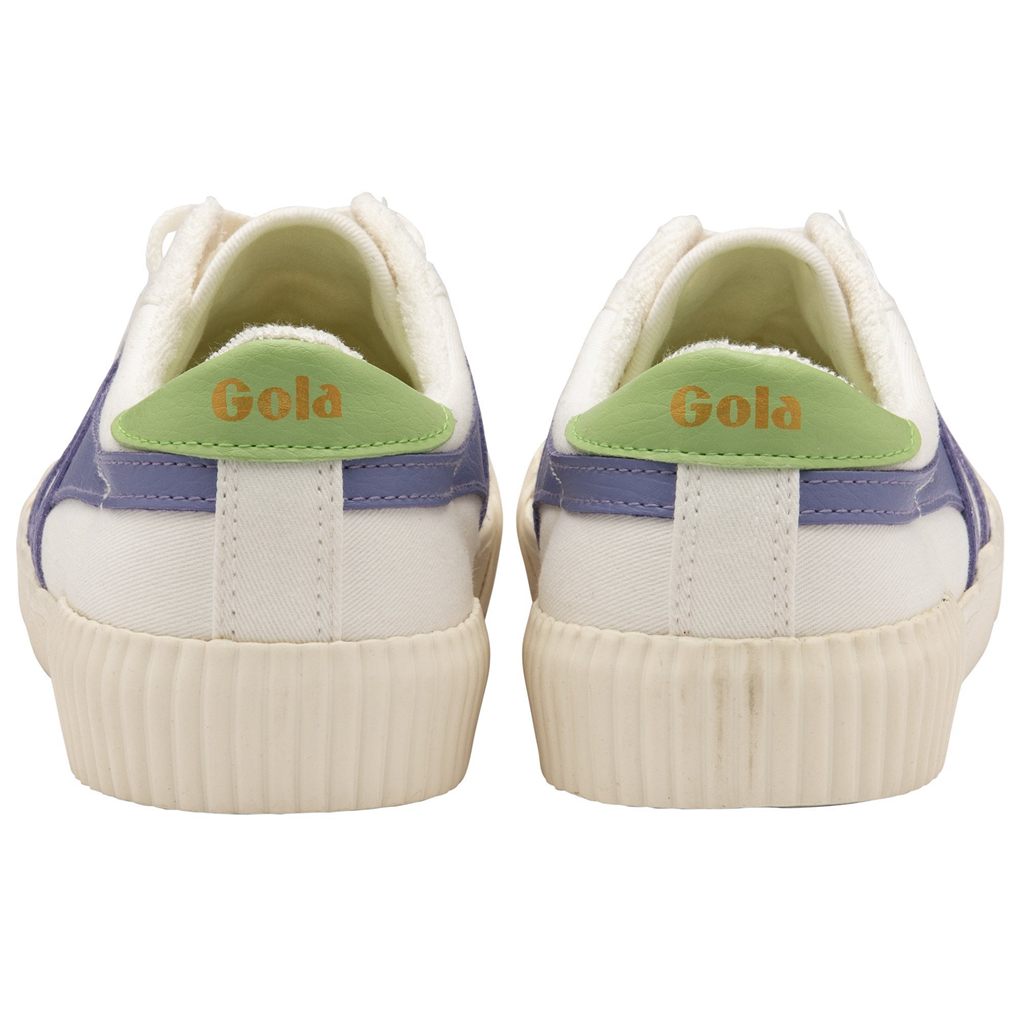 Gola Vegan Classics Rally Plimsoll Sneakers Białe Lawenda Zielone Polska | 3654TLMFH