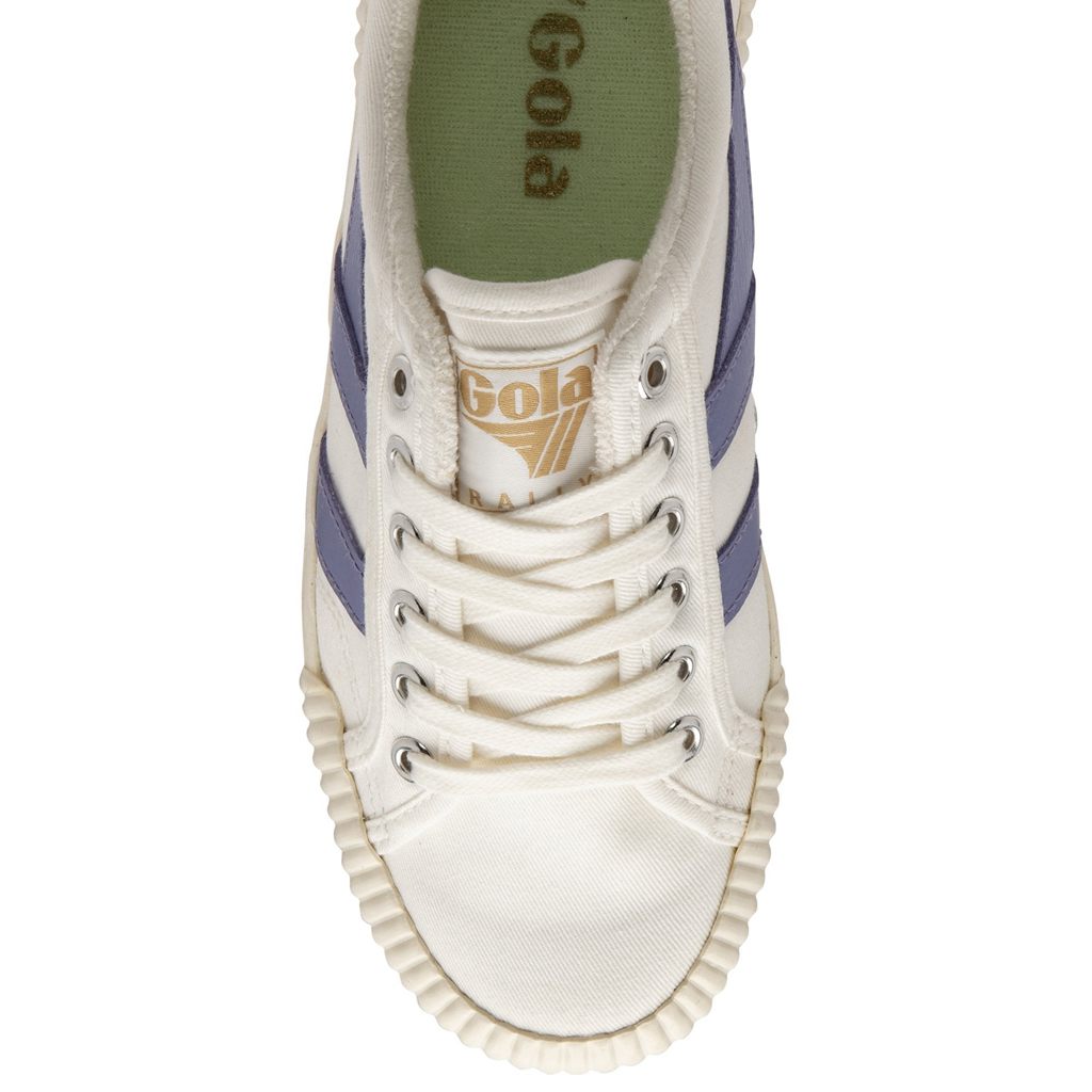 Gola Vegan Classics Rally Plimsoll Sneakers Białe Lawenda Zielone Polska | 3654TLMFH