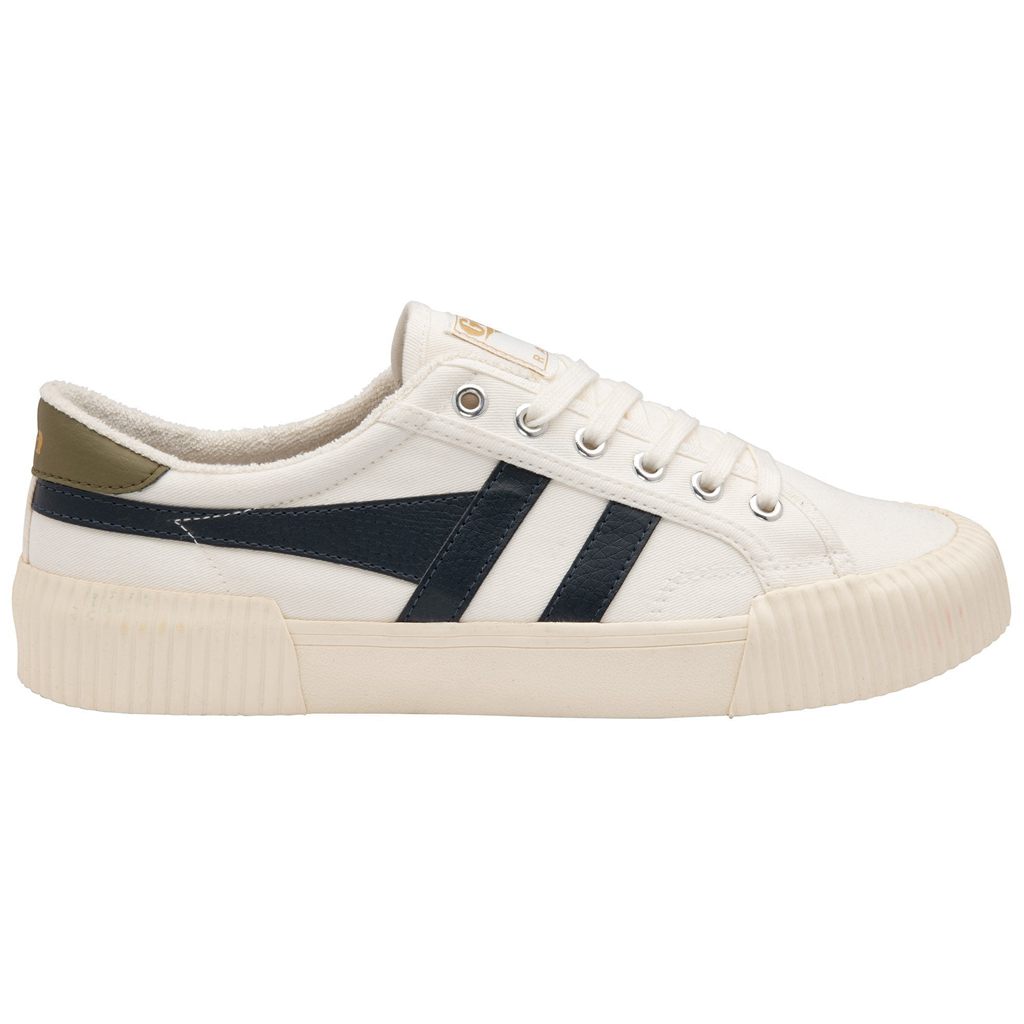 Gola Vegan Classics Rally Plimsoll Sneakers Białe Granatowe Khaki Polska | 6547EOFPG